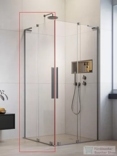 Radaway Furo SL KDD 100B zuhanykabin balos zuhanyajtó, szálcsiszolt króm 10305100-91-01L