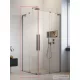 Radaway Furo SL KDD 100B zuhanykabin balos zuhanyajtó, szálcsiszolt króm 10305100-91-01L