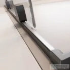 Radaway Furo SL KDD 100B zuhanykabin balos zuhanyajtó, szálcsiszolt fegyvermetál 10305100-92-01L