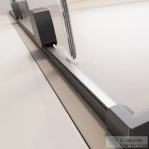 Radaway Furo SL KDD 100B zuhanykabin balos zuhanyajtó, szálcsiszolt fegyvermetál 10305100-92-01L