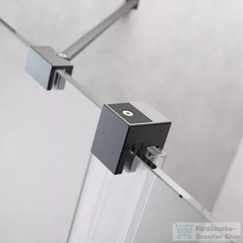 Radaway Furo SL KDD 100B zuhanykabin balos zuhanyajtó, szálcsiszolt fegyvermetál 10305100-92-01L