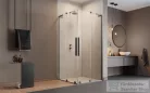 Radaway Furo SL KDD 100B zuhanykabin balos zuhanyajtó, szálcsiszolt fegyvermetál 10305100-92-01L