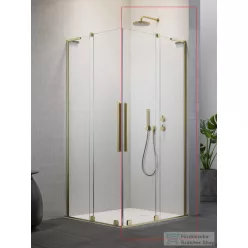   Radaway Furo SL KDD 110J zuhanykabin jobbos zuhanyajtó, szálcsiszolt arany 10305110-99-01R