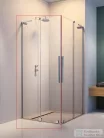 Radaway Furo SL KDD 120B zuhanykabin balos zuhanyajtó, króm 10305120-01-01L