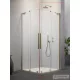 Radaway Furo SL KDD 120J zuhanykabin jobbos zuhanyajtó, szálcsiszolt arany 10305120-99-01R