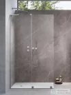 Radaway Furo SL Walk-in zuhanyfal 120B balos, szálcsiszolt króm 10306638-91-01L+10110594-01-01