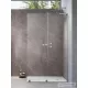 Radaway Furo SL Walk-in zuhanyfal 120J jobbos, szálcsiszolt króm 10306638-91-01R+10110594-01-01