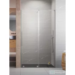   Radaway Furo SL DWJ 100J jobbos zuhanyajtó, szálcsiszolt króm 10307522-91-01R+10110480-01-01