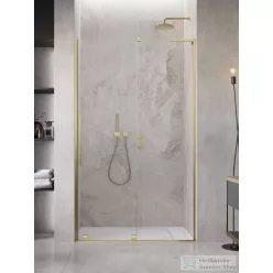   Radaway Furo SL DWJ 100J jobbos zuhanyajtó, szálcsiszolt arany 10307522-99-01R+10110480-01-01