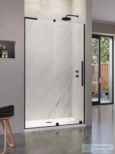 Radaway Furo SL DWJ 110B balos zuhanyajtó, fekete 10307572-54-01L+10110530-01-01