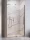 Radaway Furo SL DWJ 110B balos zuhanyajtó, szálcsiszolt réz 10307572-93-01L+10110530-01-01