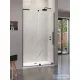 Radaway Furo SL DWJ 120B balos zuhanyajtó, fekete 10307622-54-01L+10110580-01-01