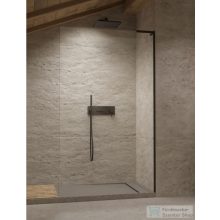   Radaway Modo Black SL II 55 J walk-in zuhanyfal, fekete (10319055-54-01R)