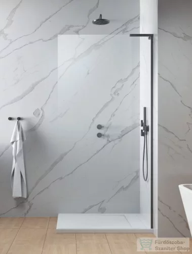 Radaway Modo SL II Brushed Gunmetal 65 J walk-in zuhanyfal, szálcsiszolt fegyvermetál (10319065-92-01R)