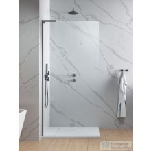   Radaway Modo SL II Brushed Gunmetal 120 B walk-in zuhanyfal, szálcsiszolt fegyvermetál (10319124-92-01L)