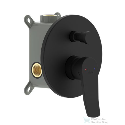 Kielle Nefia falsík alatti 2 fogyasztós csaptelep alaptesttel, matt fekete 10327204
