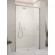 Radaway Idea 8 DWJ 100 balos zuhanyajtó, szálcsiszolt króm 10330520-91-01L+10350453-01-01