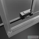 Radaway Idea 8 DWJ 100 jobbos zuhanyajtó, szálcsiszolt króm 10330520-91-01R+10350453-01-01