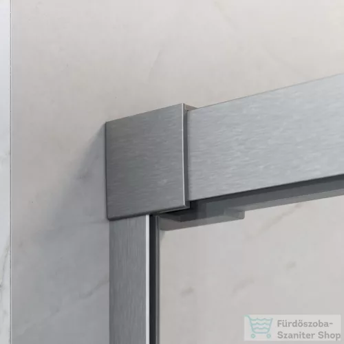 Radaway Idea 8 DWJ 110 jobbos zuhanyajtó, szálcsiszolt króm 10330570-91-01R+10350503-01-01