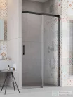 Radaway Idea 8 DWJ 120 jobbos zuhanyajtó, fekete 10330620-54-01R+10350553-01-01