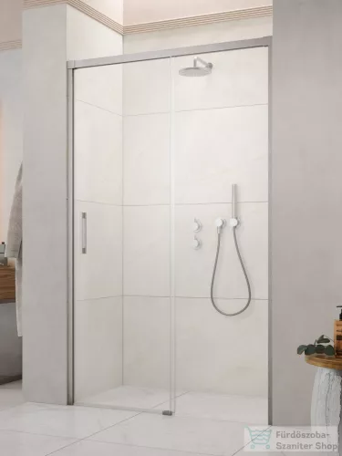 Radaway Idea 8 DWJ 120 jobbos zuhanyajtó, szálcsiszolt króm 10330620-91-01R+10350553-01-01