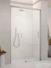 Radaway Idea 8 DWJ 130 balos zuhanyajtó, szálcsiszolt króm 10330670-91-01L+10350603-01-01