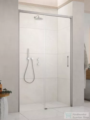 Radaway Idea 8 DWJ 140 balos zuhanyajtó, szálcsiszolt króm 10330720-91-01L+10350653-01-01