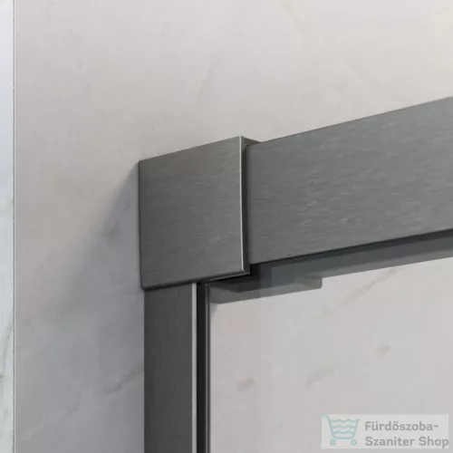 Radaway Idea 8 DWJ 140 jobbos zuhanyajtó, szálcsiszolt fegyvermetál 10330720-92-01R+10350653-01-01