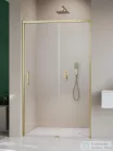 Radaway Idea 8 DWJ 140 jobbos zuhanyajtó, szálcsiszolt arany 10330720-99-01R+10350653-01-01 