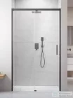 Radaway Idea 8 DWJ 160 balos zuhanyajtó, szálcsiszolt fegyvermetál 10330820-92-01L+10350753-01-01