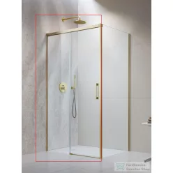   Radaway Idea 8 KDJ 100B zuhanykabin balos ajtó része, szálcsiszolt arany 10340520-99-01L+10350453-01-01