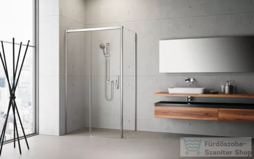 Radaway Idea 8 KDJ 120B zuhanykabin balos ajtó része, króm 10340620-01-01L+10350553-01-01