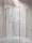 Radaway Idea 8 KDJ 120B zuhanykabin balos ajtó része, szálcsiszolt arany 10340620-99-01L+10350553-01-01