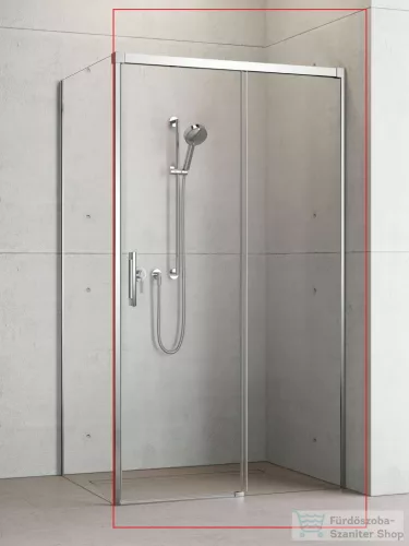 Radaway Idea 8 KDJ 140J zuhanykabin jobbos ajtó része, króm 10340720-01-01R+10350653-01-01