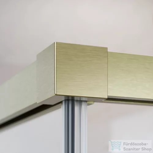 Radaway Idea 8 KDJ 140J zuhanykabin jobbos ajtó része, szálcsiszolt arany 10340720-99-01R+10350653-01-01