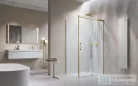 Radaway Idea 8 KDJ 140J zuhanykabin jobbos ajtó része, szálcsiszolt arany 10340720-99-01R+10350653-01-01