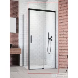   Radaway Idea 8 KDJ 150J zuhanykabin jobbos ajtó része, fekete 10340770-54-01R+10350703-01-01