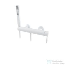   Bugnatese Morse zuhany csaptelep zuhanyszettel,matt fehér 1035BI