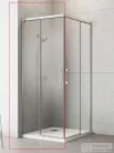 Radaway Idea KDD 80B zuhanykabin balos ajtó része, króm 10370080-01-01L