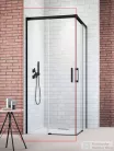 Radaway Idea KDD 80B zuhanykabin balos ajtó része, fekete 10370080-54-01L