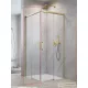 Radaway Idea KDD 90B zuhanykabin balos ajtó része, szálcsiszolt arany 10370090-99-01L