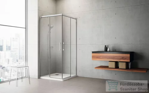 Radaway Idea KDD 100B zuhanykabin balos ajtó része, króm 10370100-01-01L