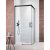 Radaway Idea 8 Black KDD 100x100 szögletes tolóajtós zuhanykabin, fekete 10370100-54-01L,10370080-54-01R