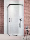 Radaway Idea KDD 100J zuhanykabin jobbos ajtó része, fekete 10370100-54-01R