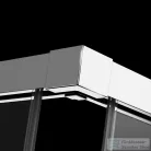 Radaway Idea KDD 110J zuhanykabin jobbos ajtó része, króm 10370110-01-01R