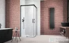 Radaway Idea KDD 110B zuhanykabin balos ajtó része, fekete 10370110-54-01L