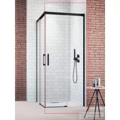   Radaway Idea KDD 110J zuhanykabin jobbos ajtó része, fekete 10370110-54-01R