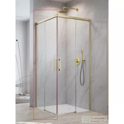   Radaway Idea KDD 110B zuhanykabin balos ajtó része, szálcsiszolt arany 10370110-99-01L