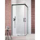 Radaway Idea KDD 120B zuhanykabin balos ajtó része, fekete 10370120-54-01L