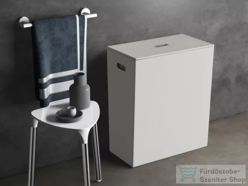 Sapho LUXURY szemetes, 49,5x61,8x29cm, fehér (103702)